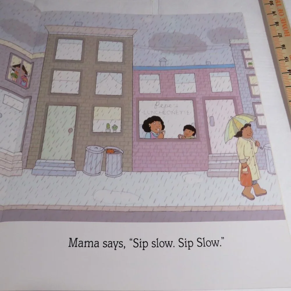 On a Hot, Hot Day BIG BOOK (almost 2 feet tall) by Nicki Weiss Classroom